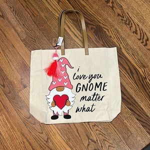Canvas Valentines bag